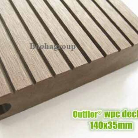 Sàn gỗ nhựa WPC ngoài trời tấm đặc OBM140S20A